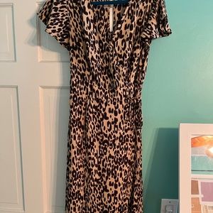 Leopard print dress